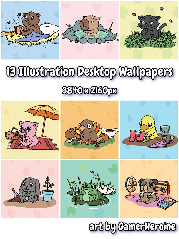 Animal Illustration Desktop Wallpapers product image (1)