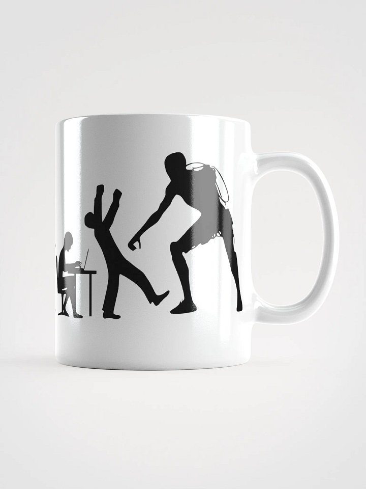 Devolution of Man 11 oz White Ceramic Mug product image (1)