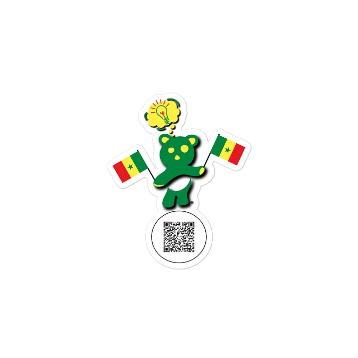 Senegal — Country Bear Sticker | BehrBrained Media product image (2)
