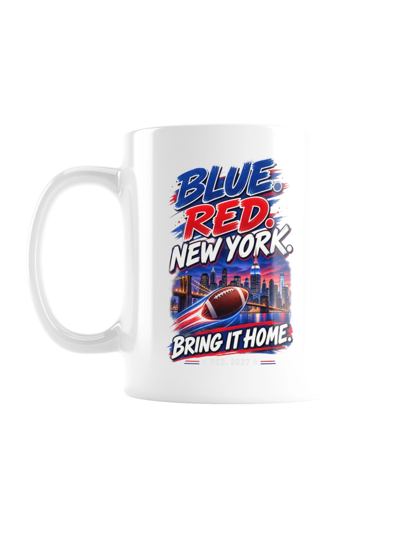BLUE. RED. NEW YORK. — BRING IT HOME. NOW IT'S YOUR TURN - MG product image (1)