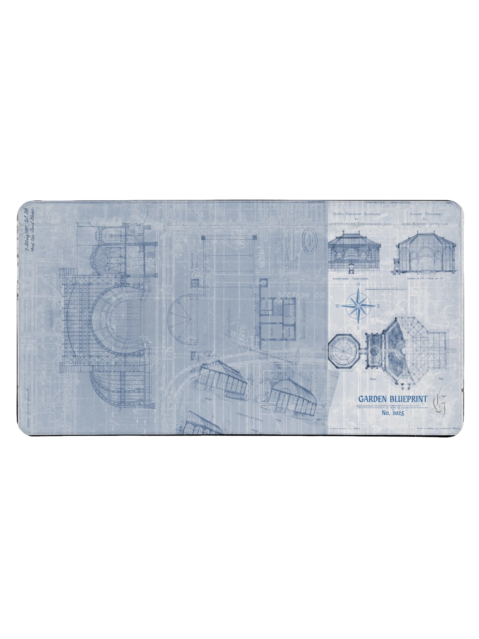 Garden Blueprint Desk Mat product image (3)