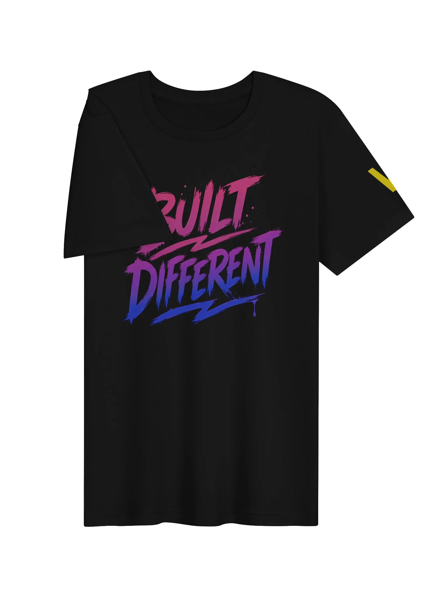 Built Different Gradient Performance Tee – Black Edition product image (3)