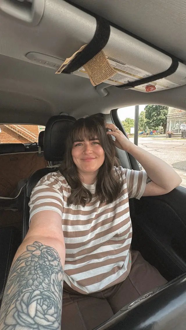 leaning into the version of me that feels most like home 🤎 #haircuts #selfcare 