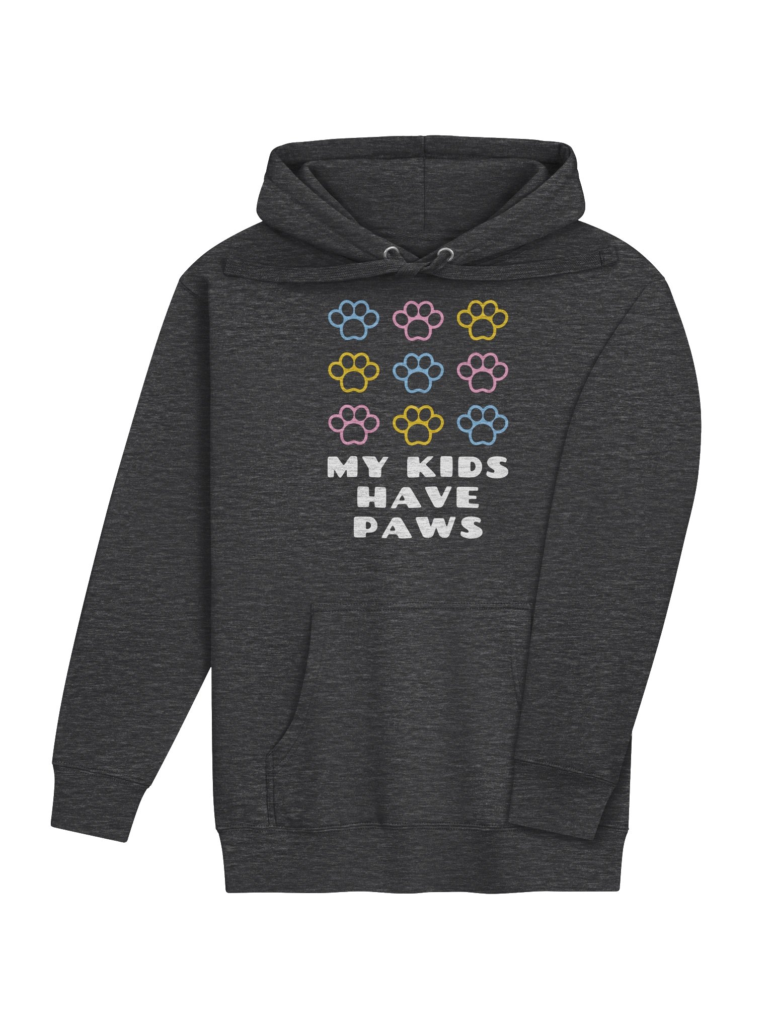 My Kids Have Paws Print Hoodie product image (4)