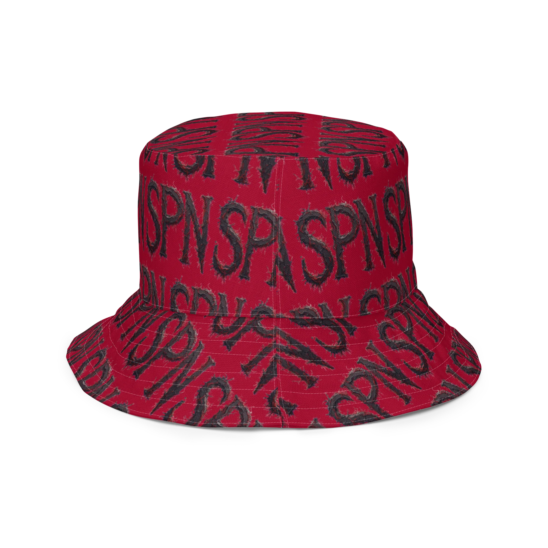most hated Grid Reversible Bucket Hat — S.P.N product image (4)