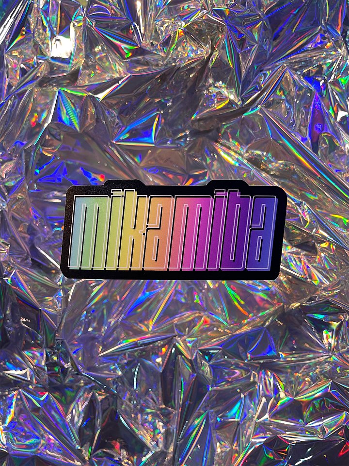 MikaMiba Logo Sticker product image (2)