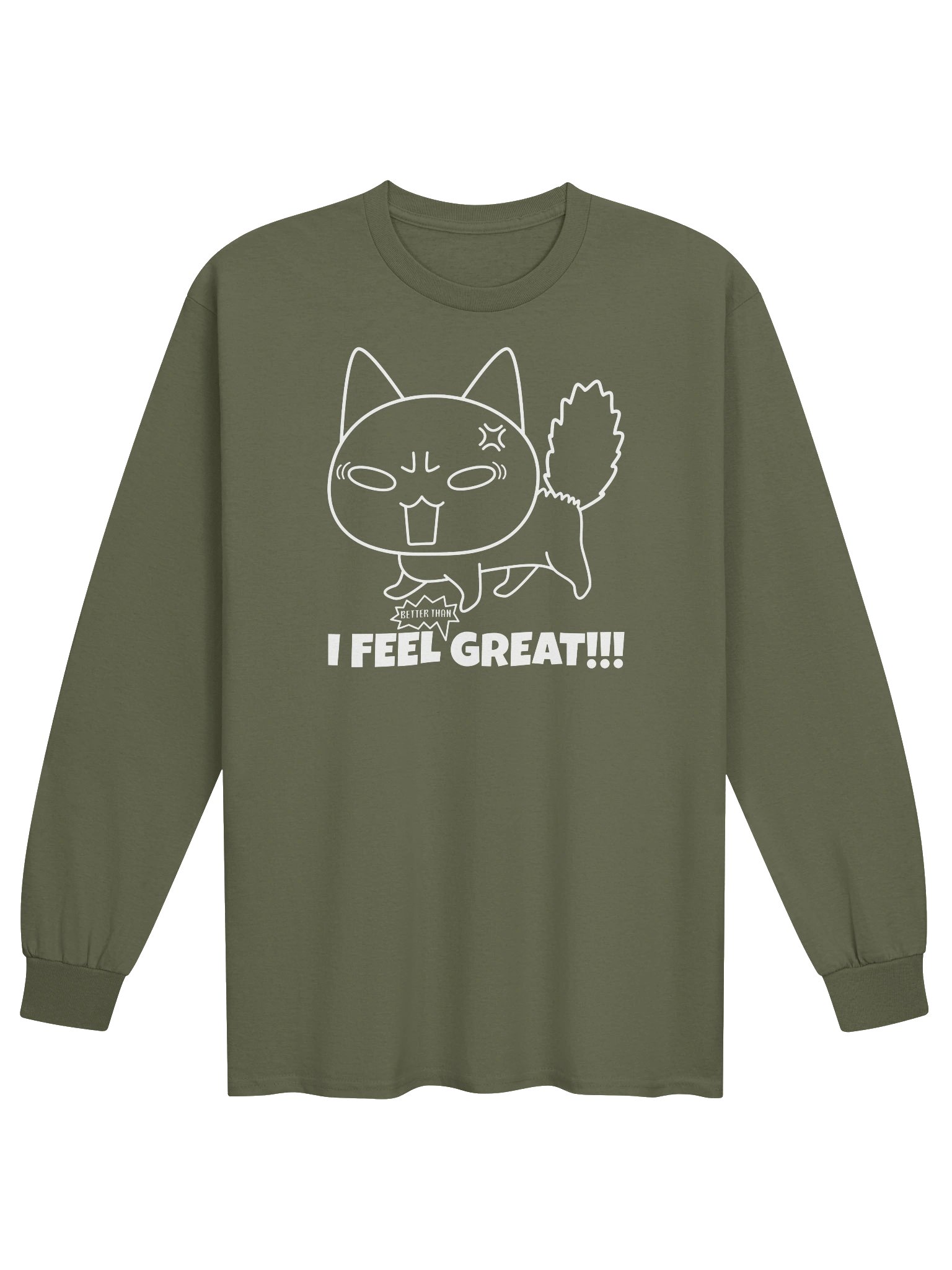 Ironic Emotional Expression - Unisex Adult Long Sleeve T-shirt product image (13)