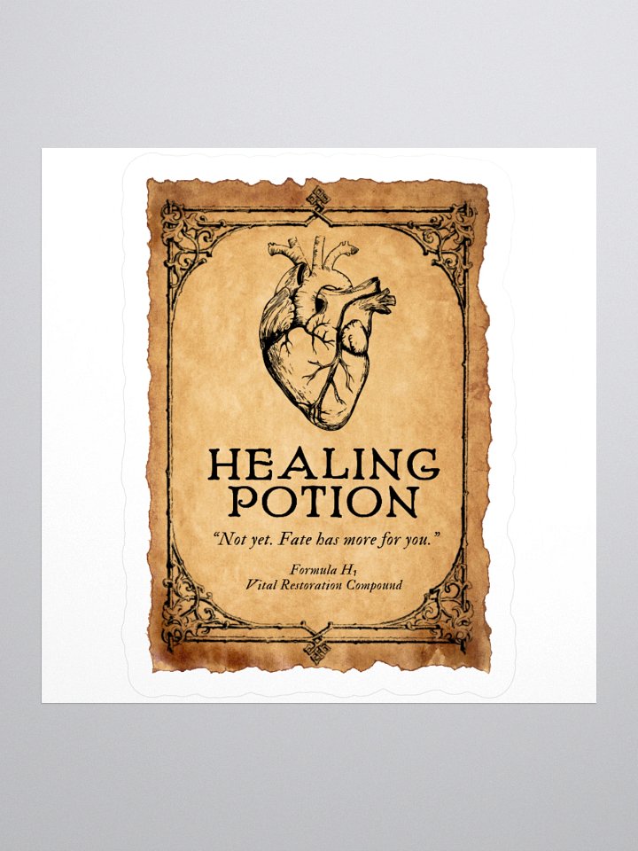 Healing Potion Sticker (Transparent) product image (1)