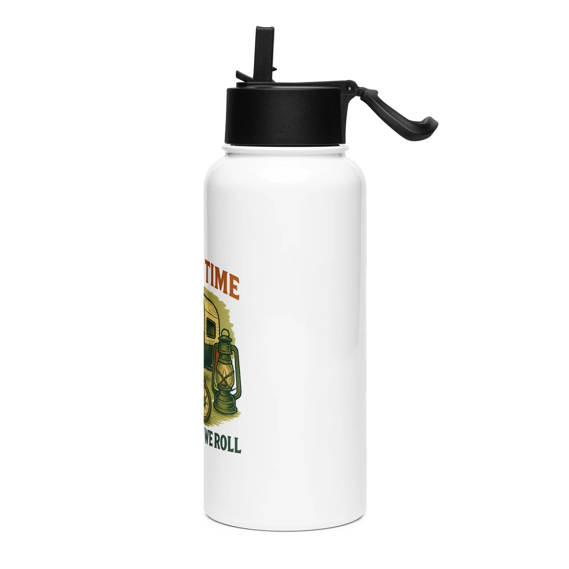 Rustic Texas Flag Camping Water Bottle product image (3)