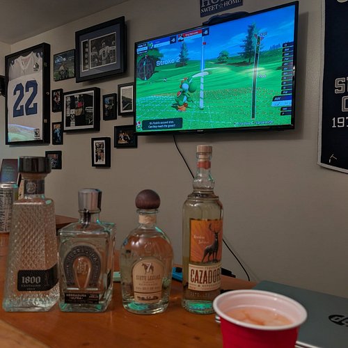 Not sponsored by tequila, Nintendo, or my dad’s ego…but we ARE testing all three tonight. Slowly turning him into a mini #gam...