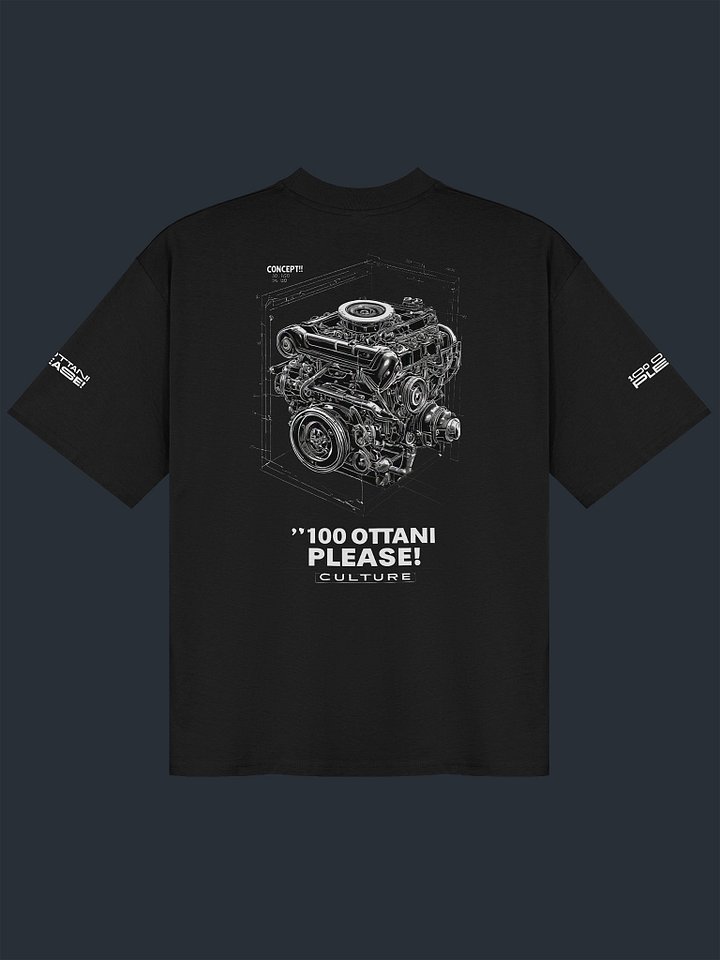 100 Ottani Please!™ Oversized Unisex Racing Streetwear Graphic T-Shirt | Finish Line Edition product image (1)