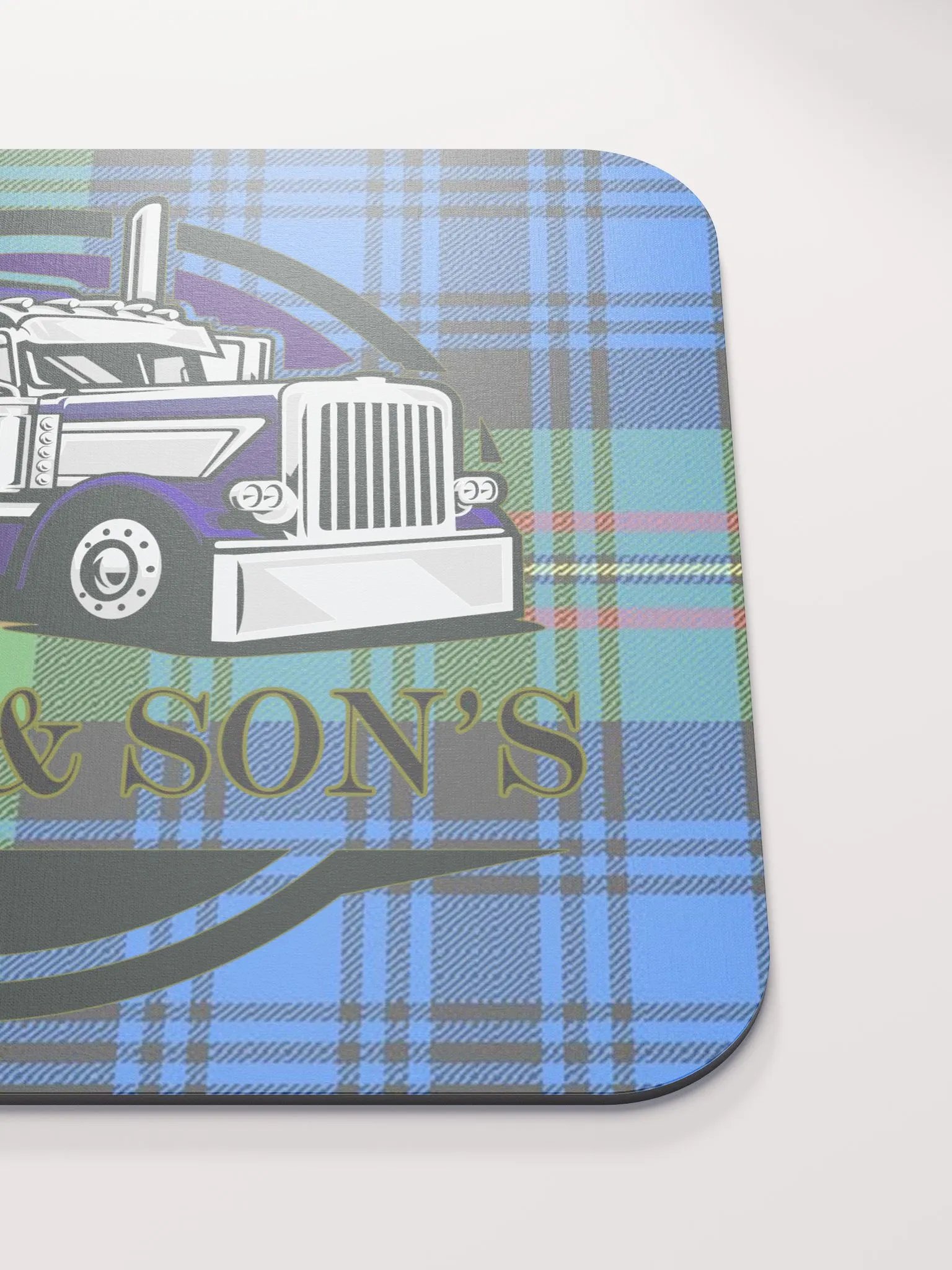 Grant & Son's Tartan Truck Mouse Pad product image (5)