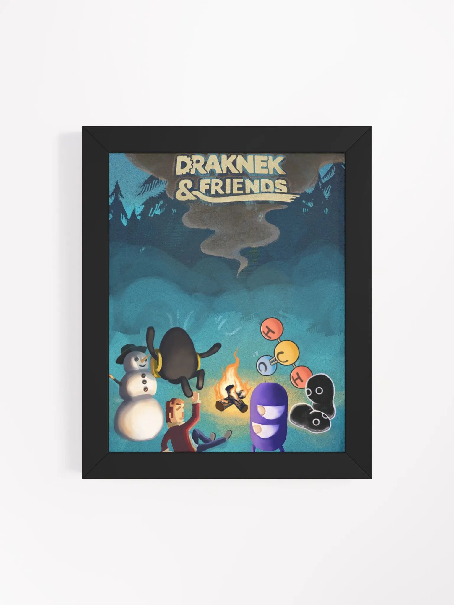 Draknek & Friends Framed Print product image (4)