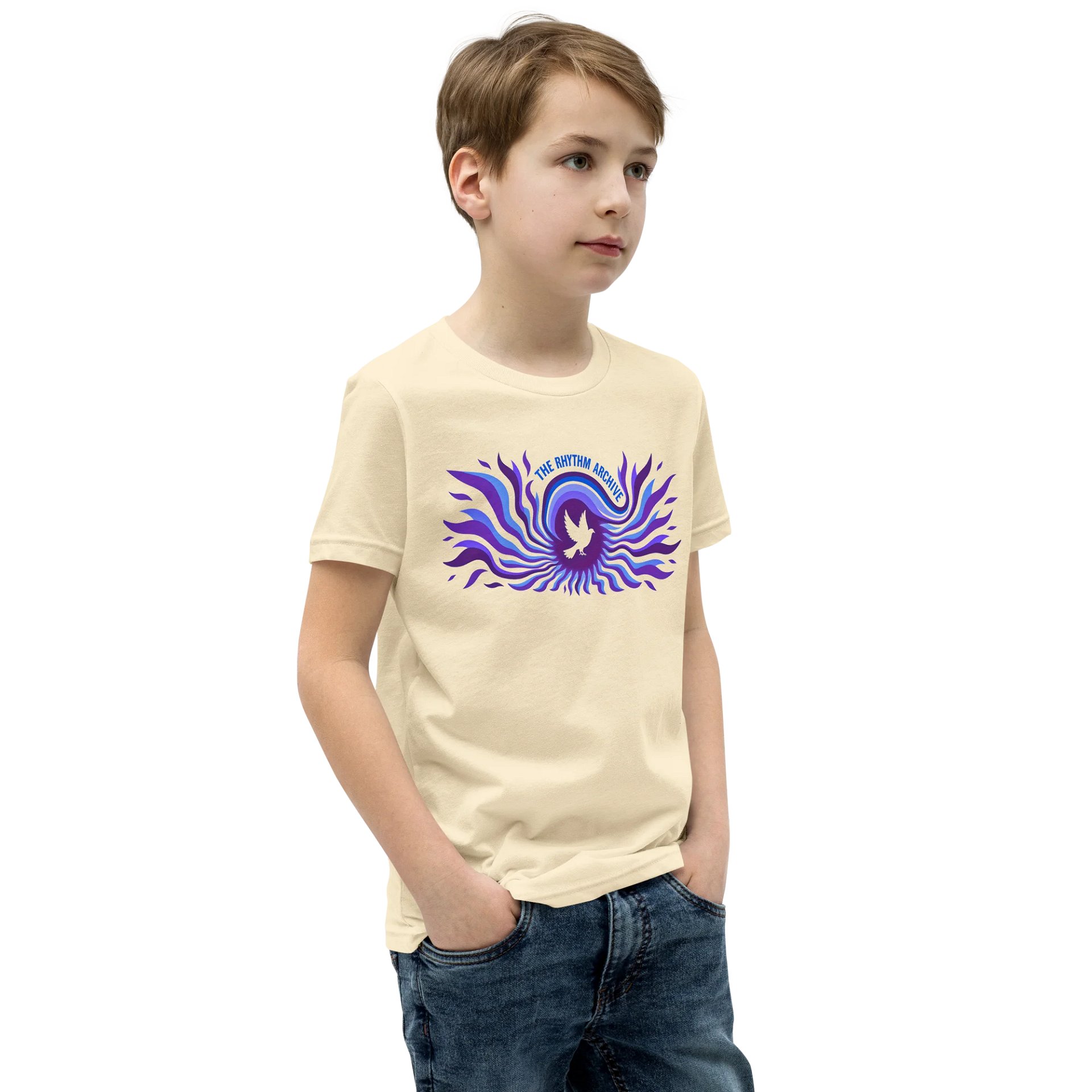 "Dove Wave" Youth Short Sleeve T-Shirt product image (2)