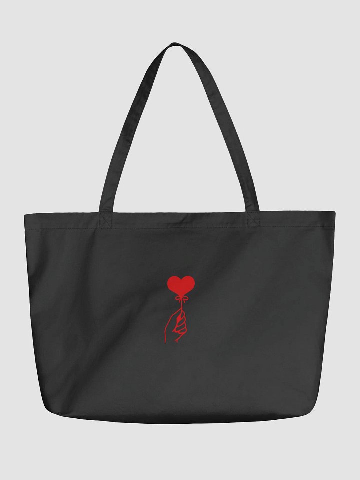 “Hold on to Love” – Eco-Friendly Organic Tote Bag product image (1)