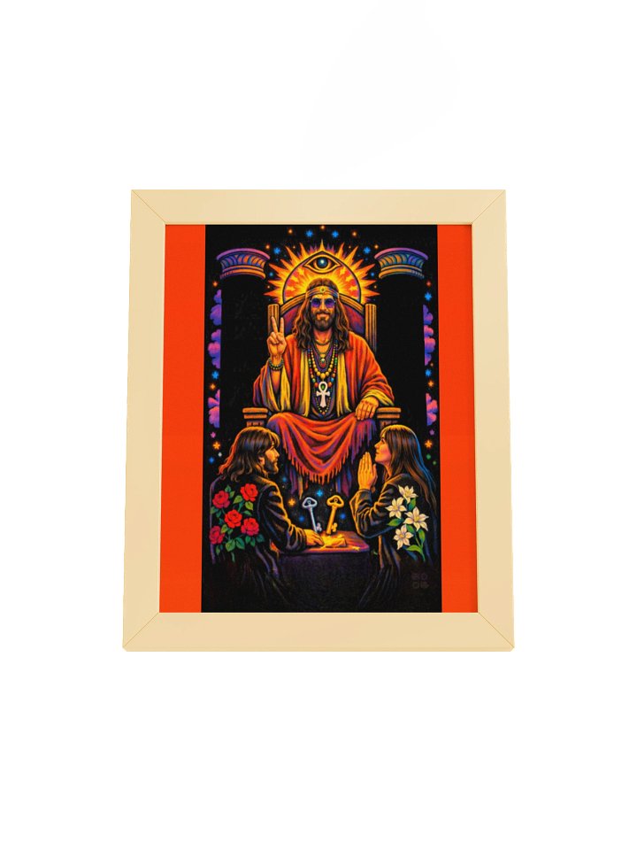 5 The Hierophant Tarot Art Framed Poster product image (1)