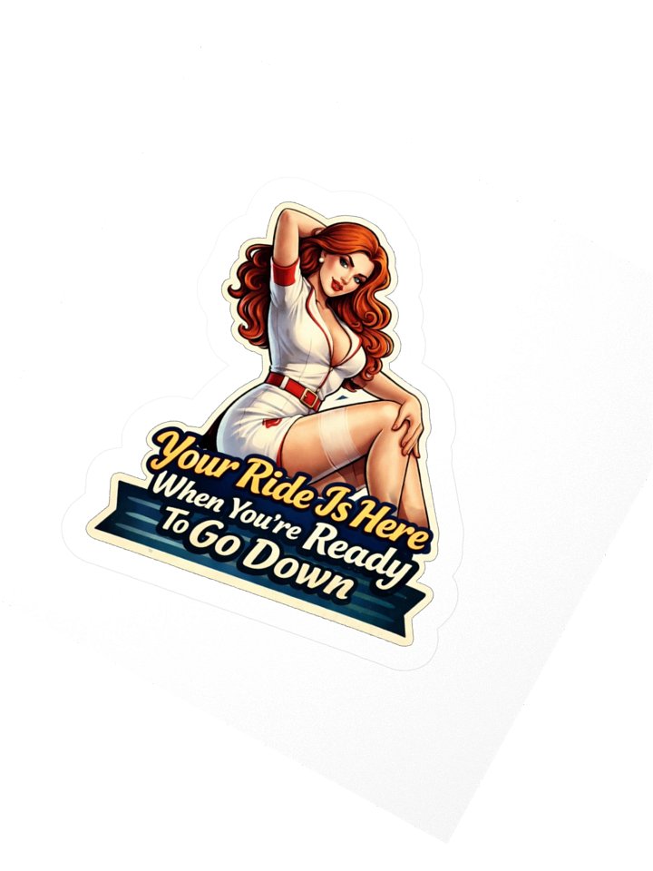 🚑 “Code Red Couture” – The Med_Kix Rescue Rebel Sticker product image (2)