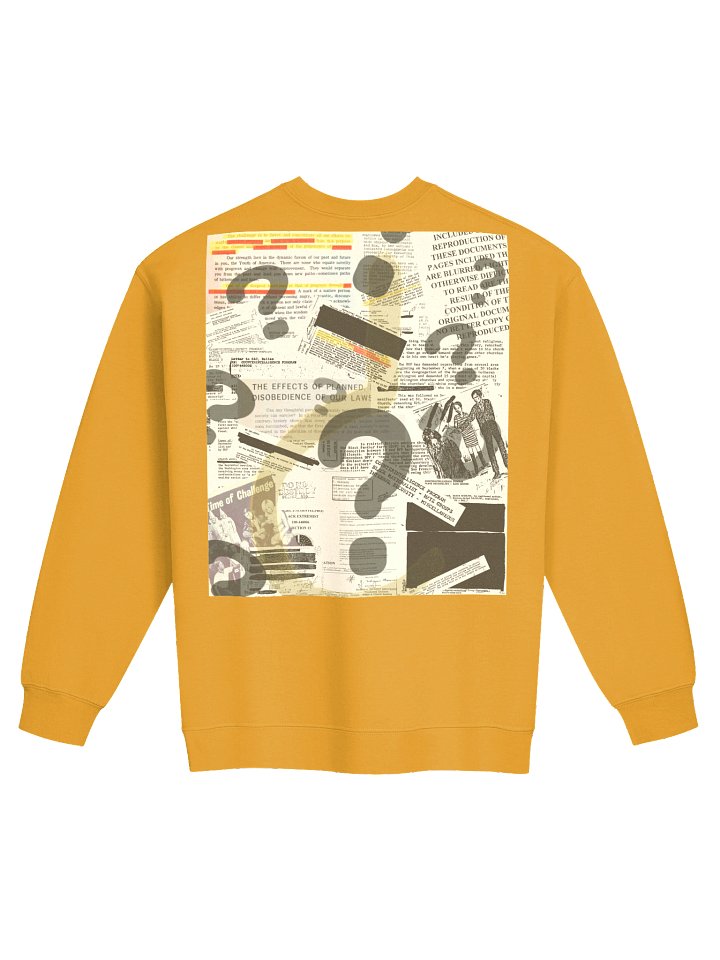 QUESTION EVERYTHING - SWEATSHIRT (FULL + NO SLEEVES) product image (22)