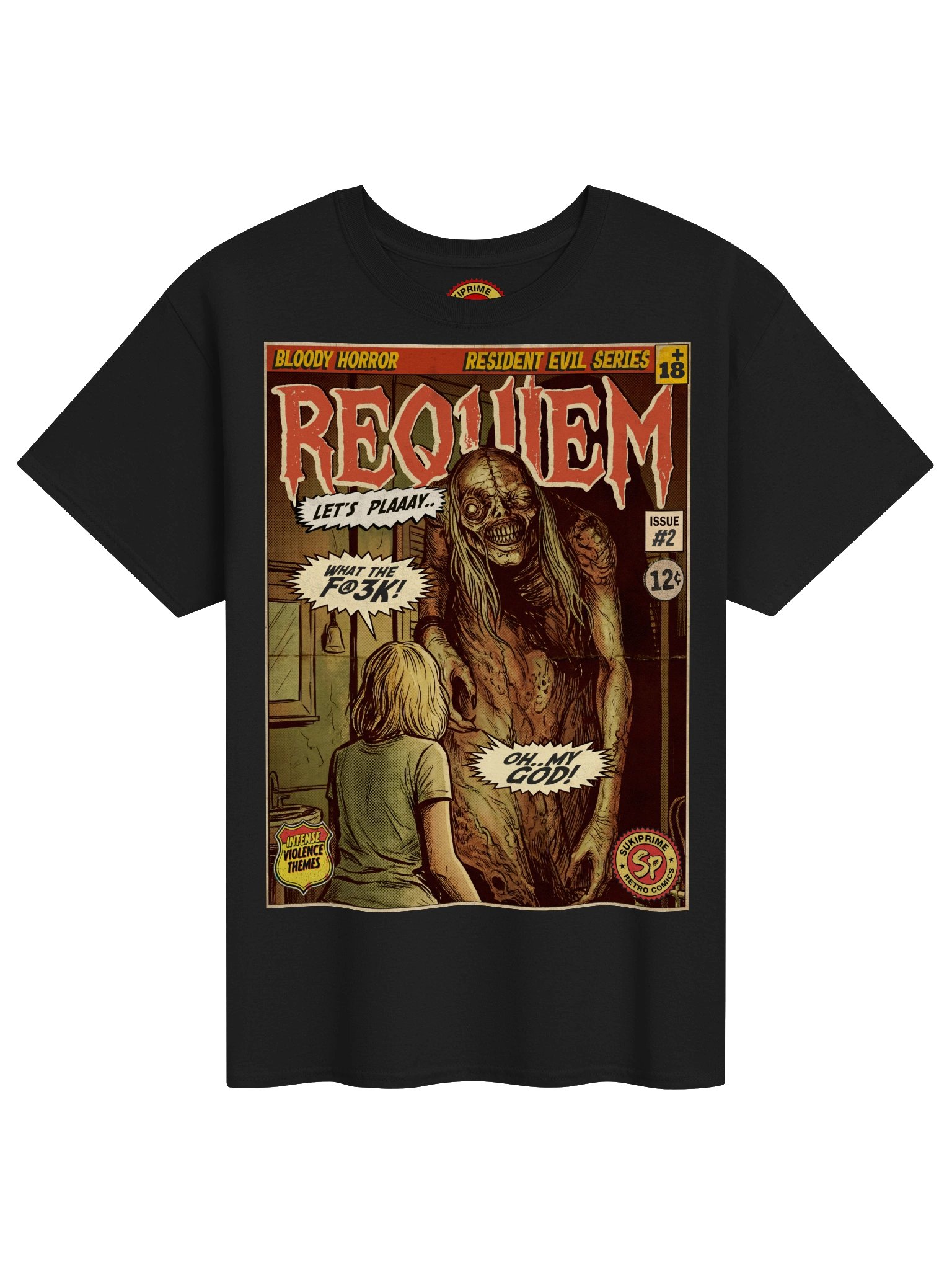 Resident Evil Requiem The Girl Comic Art T-Shirt product image (1)