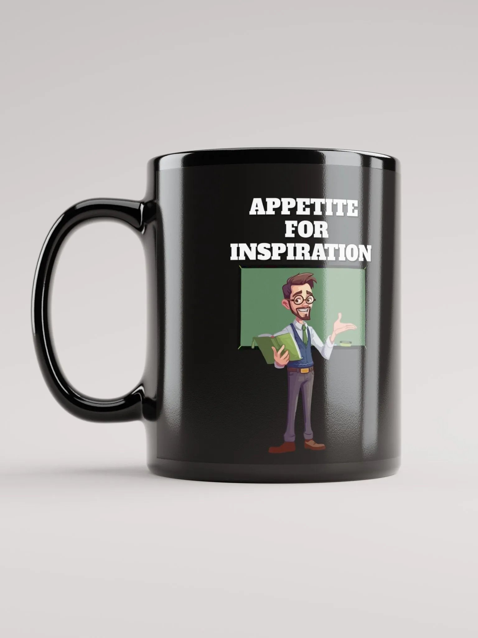 Appetite For Inspiration - Motivation and Inspirational Black Coffee Mug product image (7)