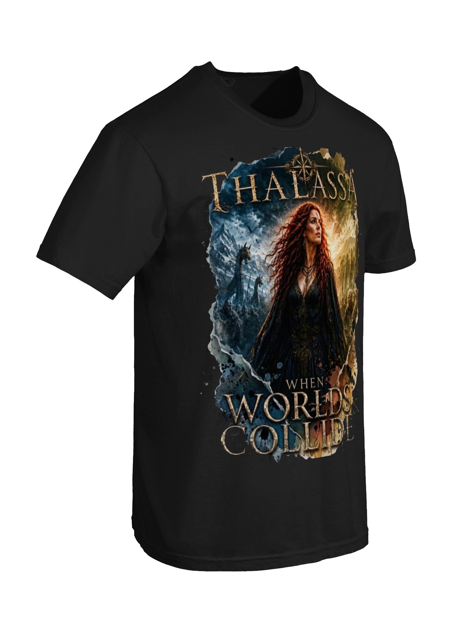 THALASSA - "When Worlds Collide" Heavyweight Official T-Shirt product image (14)