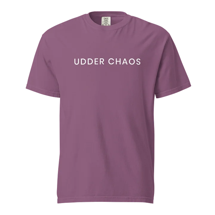 Udder Chaos Comfort Colors Tee product image (1)