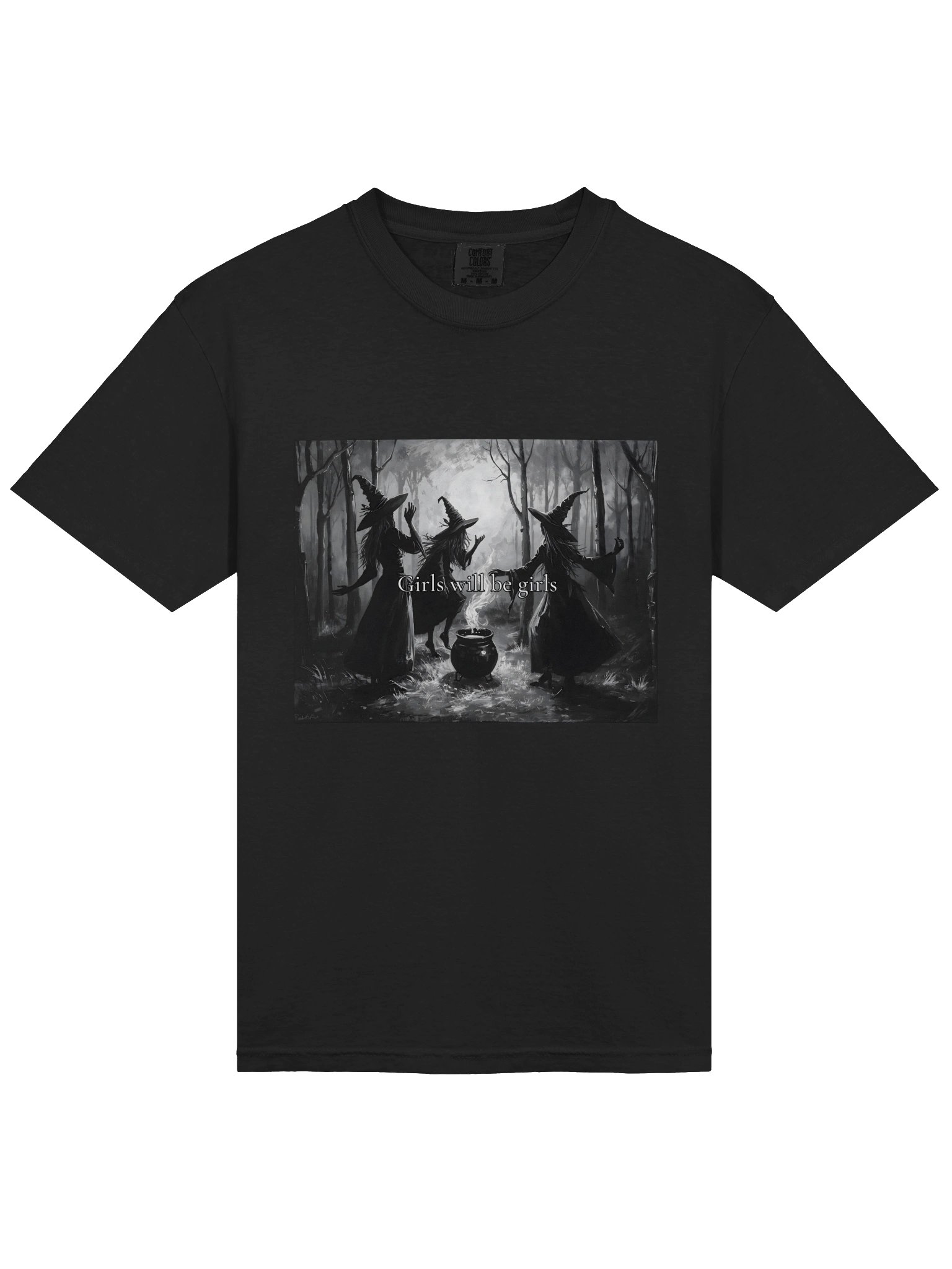 Girls Will Be Girls Witch T-Shirt product image (1)
