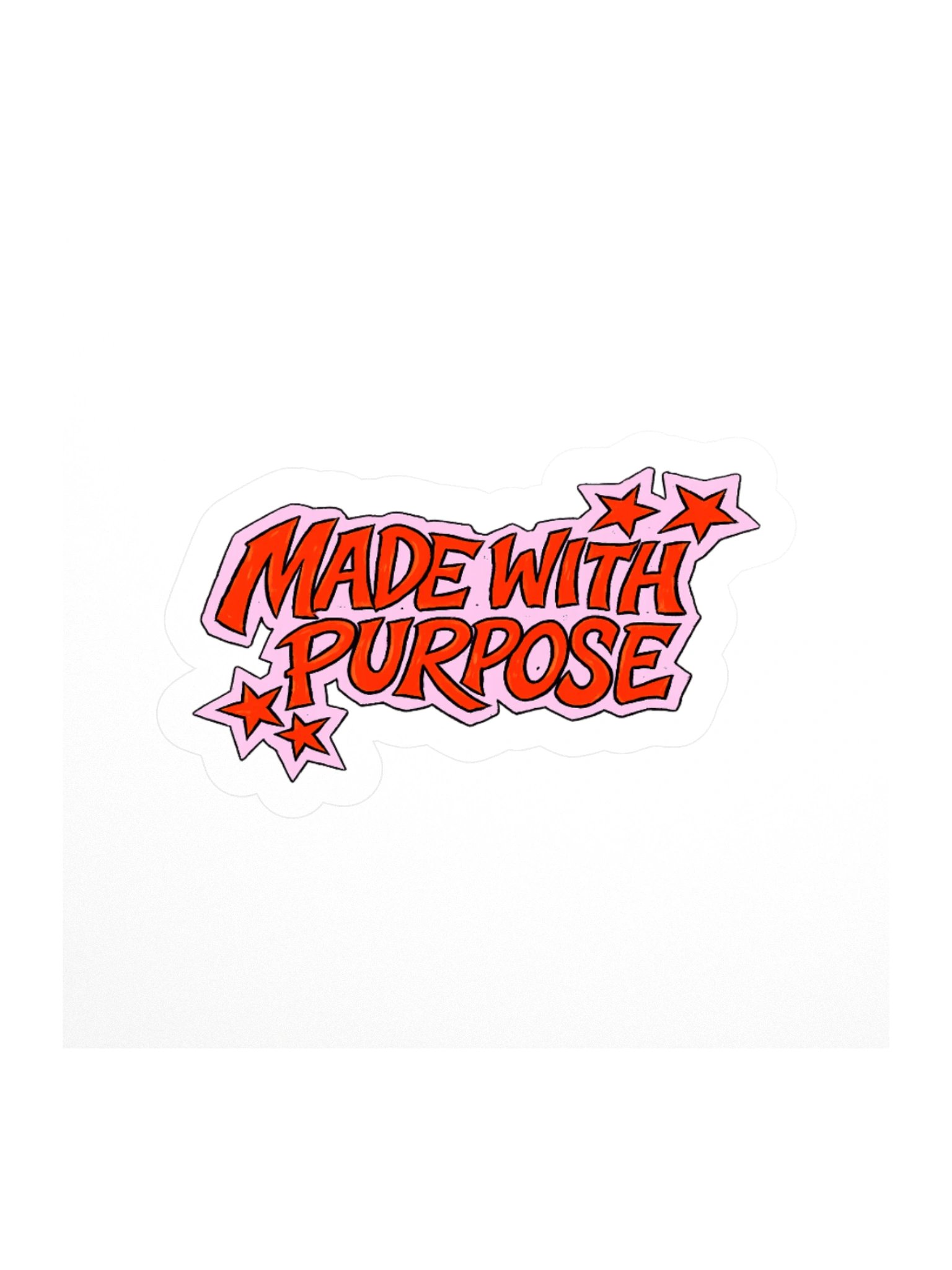 Made with Purpose Kiss-Cut Stickers product image (3)