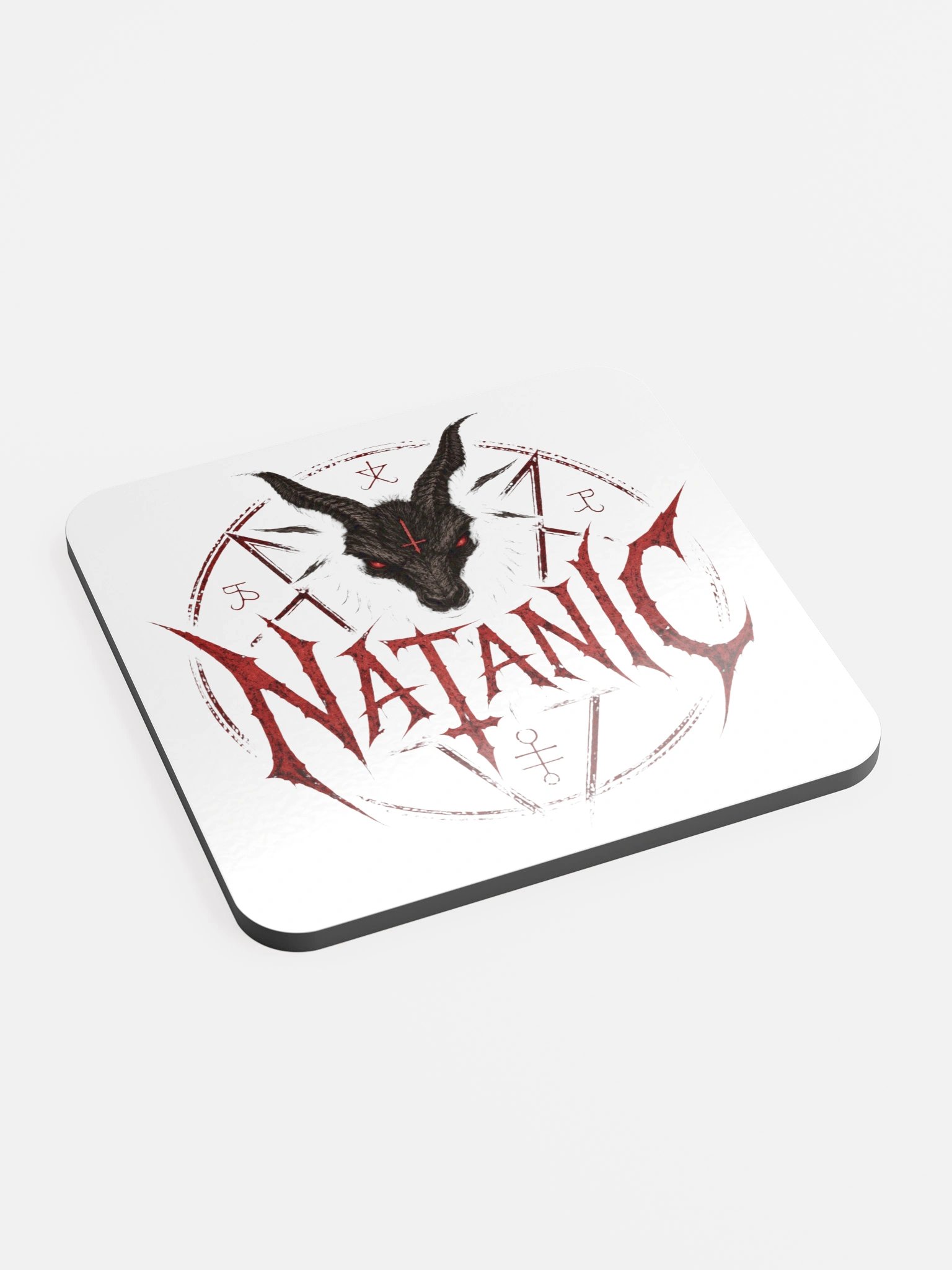 NATANIC Horned Goat Sigil Gloss Coaster product image (2)