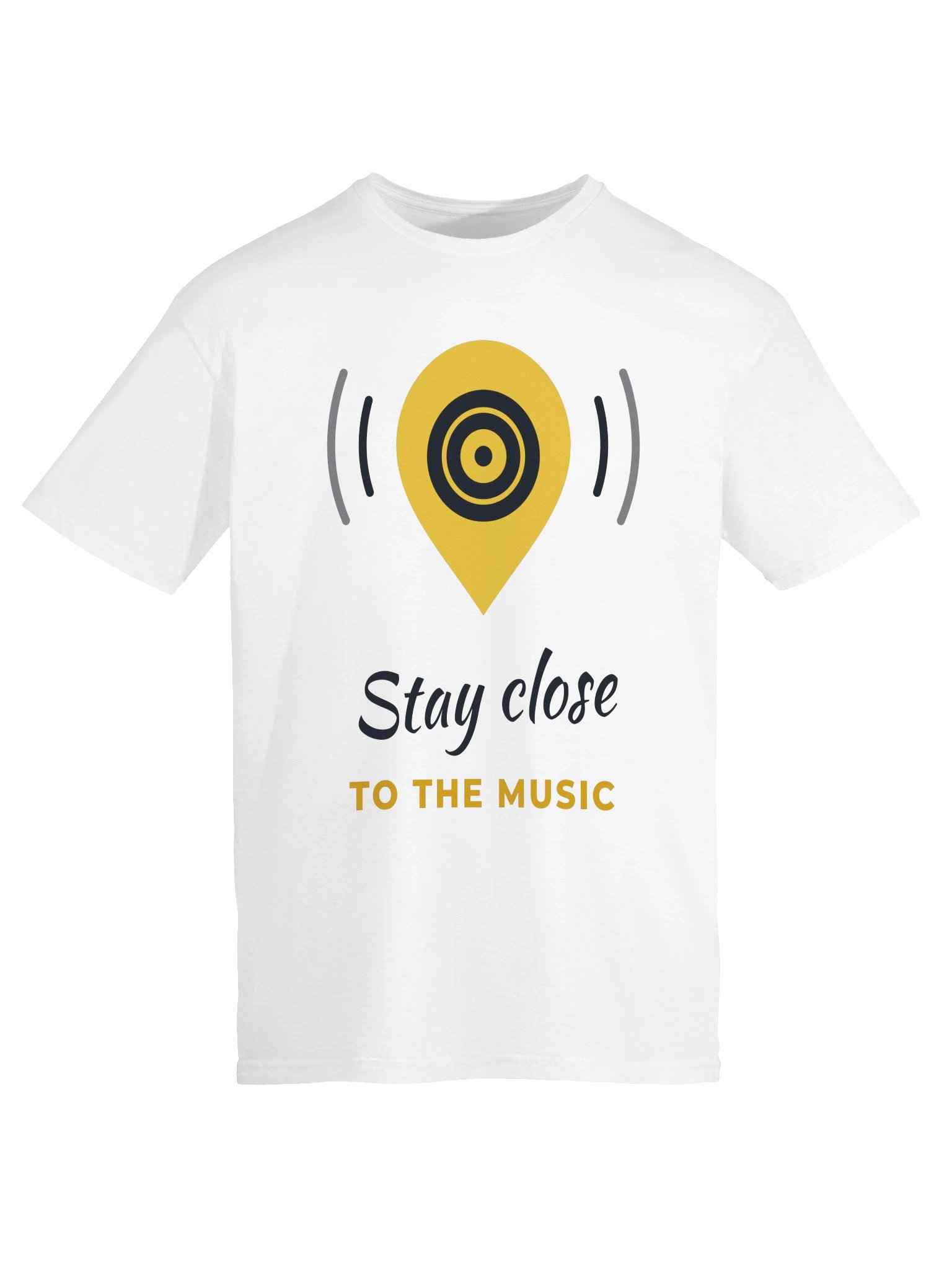 Stay Close to the Music Tee (Brush, White) product image (5)