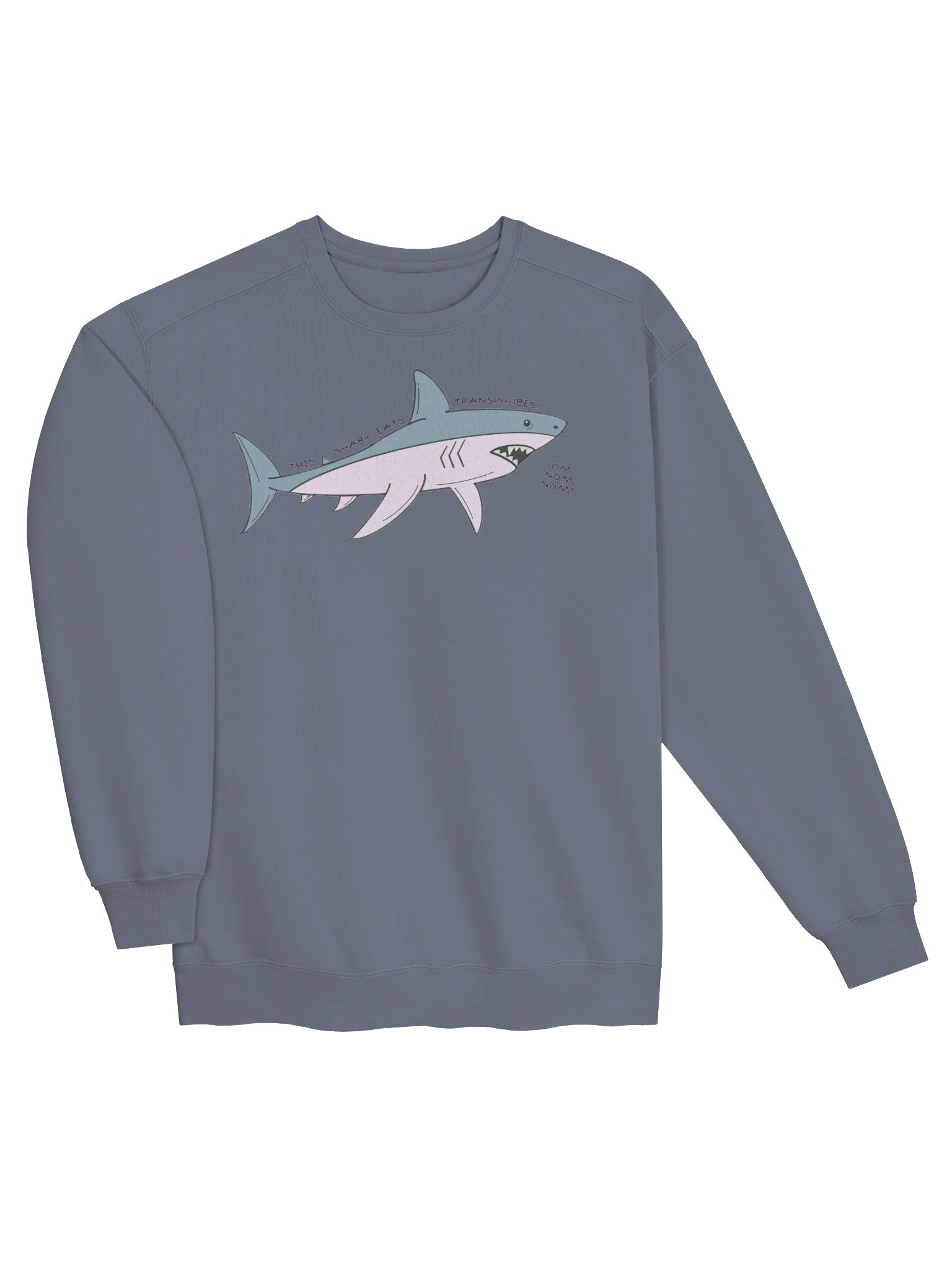 THIS SHARK EATS TRANSPHOBES SWEATSHIRT product image (7)