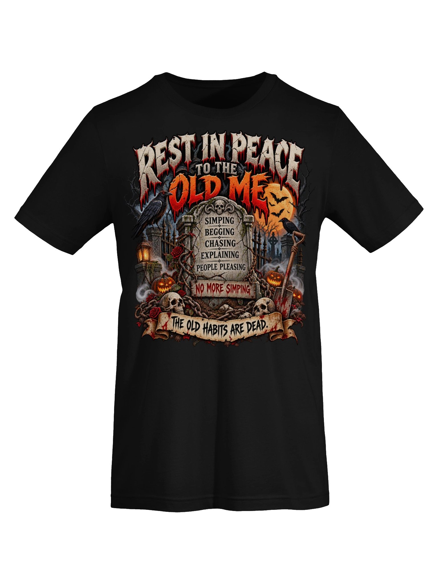 Rest In Peace to the Old Me Halloween Tee product image (19)