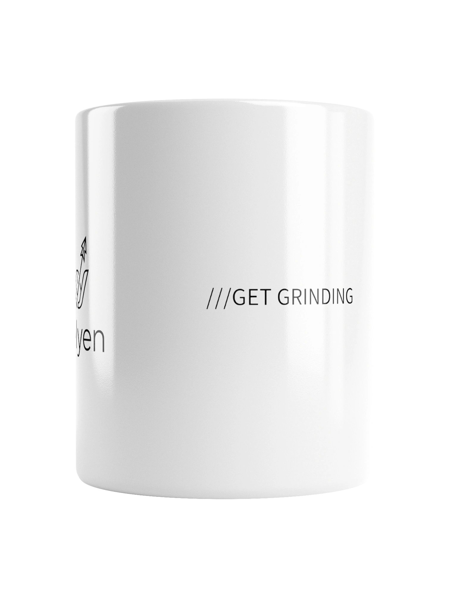 Velyen Get Grinding Glossy Ceramic Coffee Mug product image (2)
