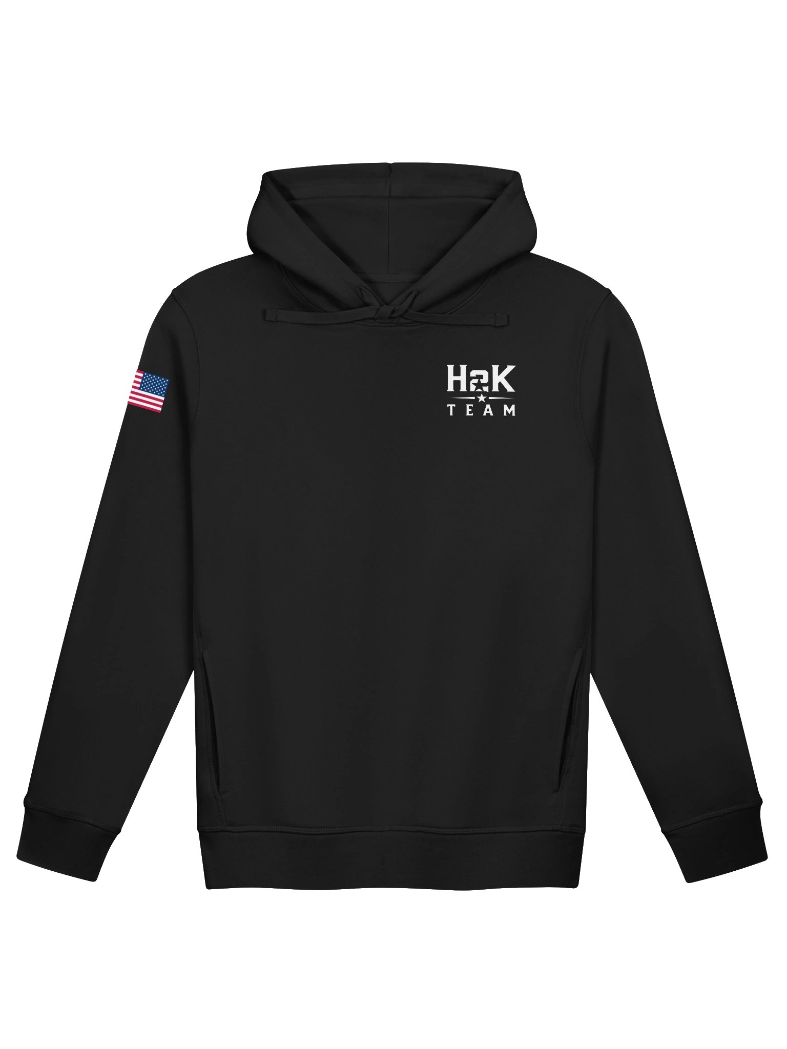 H2K Team | Unisex Organic Side Pocket Hoodie – Black product image (1)