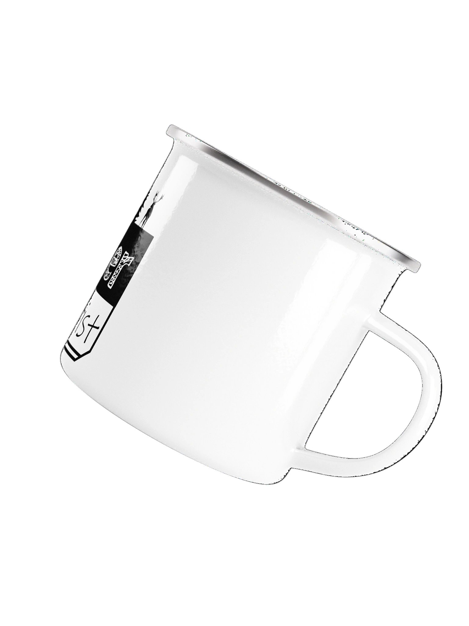 Traveler not a Tourist | Enamel Camping Mug product image (4)