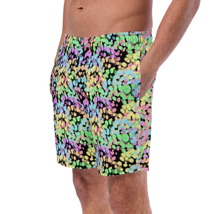"RosiiiBoi" Spotted Swim Shorts - Black product image (2)