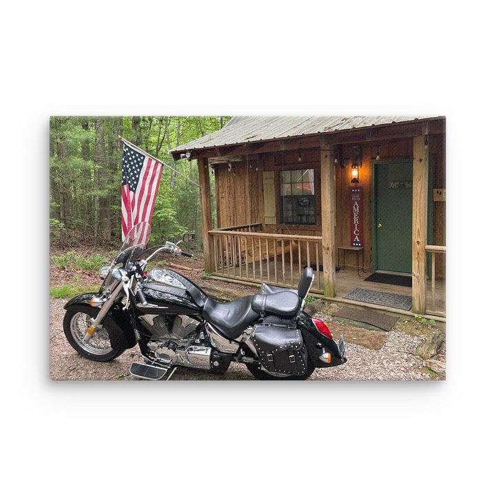 Snowbird Adventures - Stars, Stripes & Steel – Canvas Print product image (2)