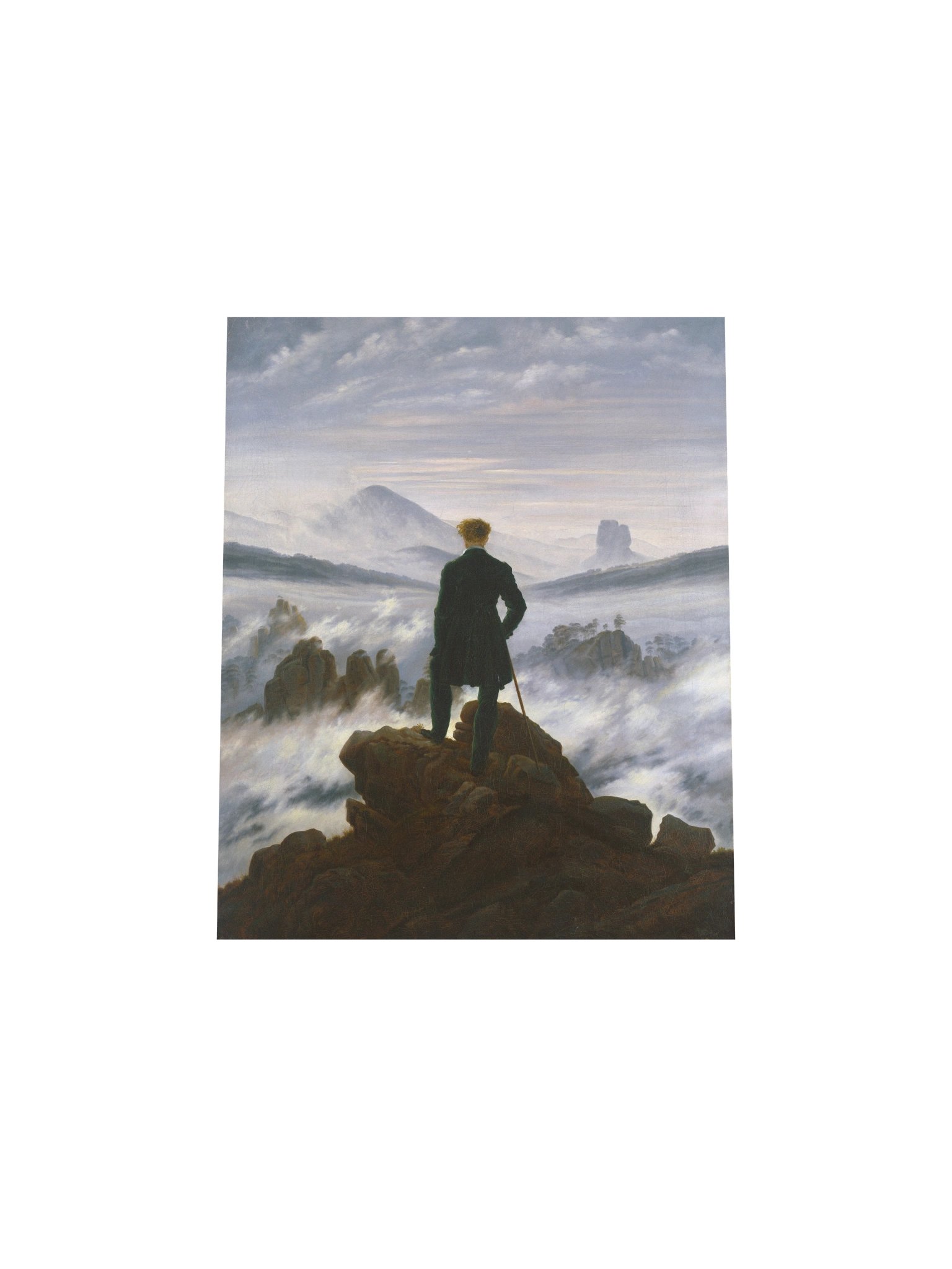Friedrich, Wanderer above the Sea of Fog — Fine-Art Poster product image (5)