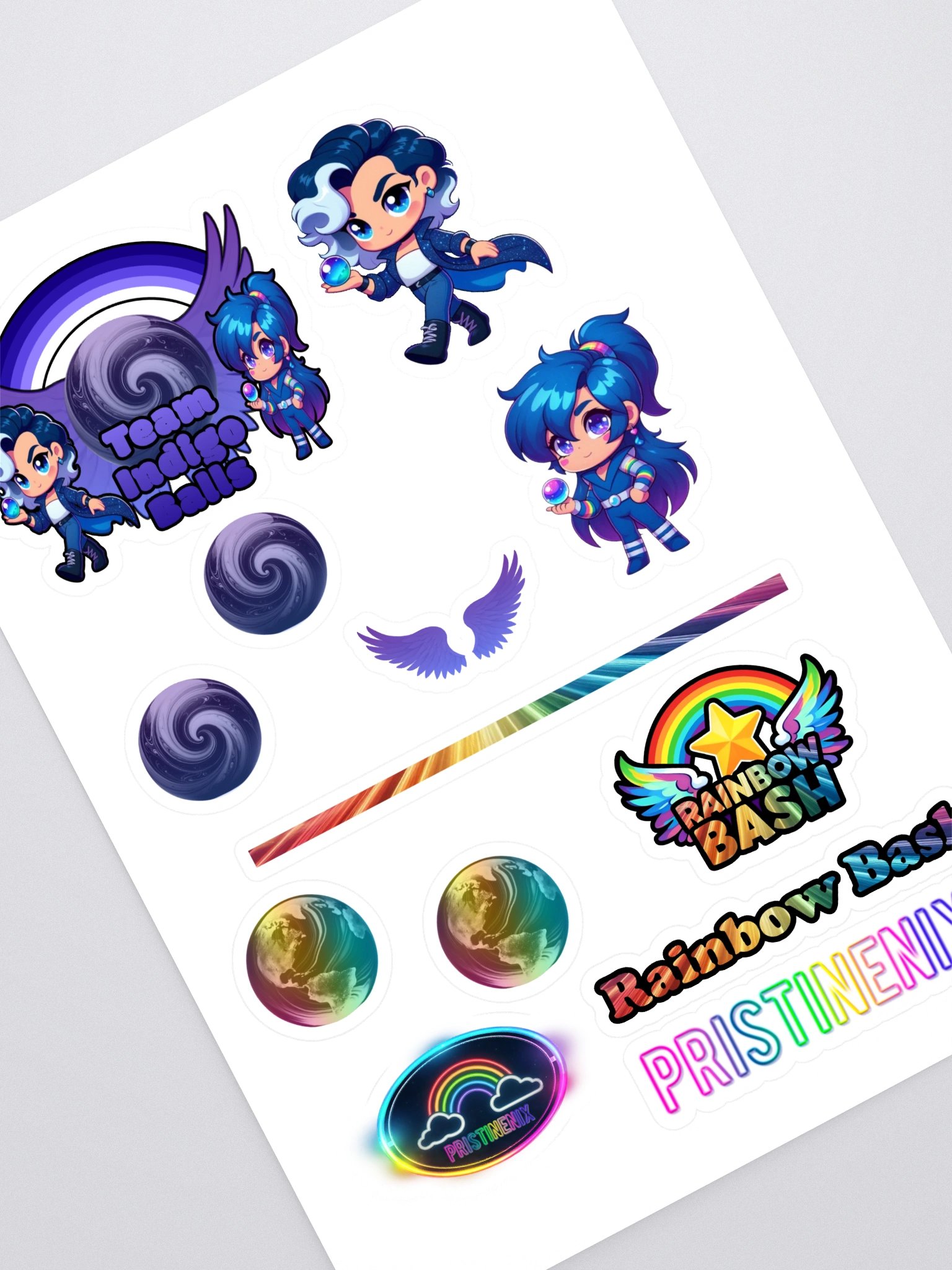 Team Indigo Stickers product image (1)