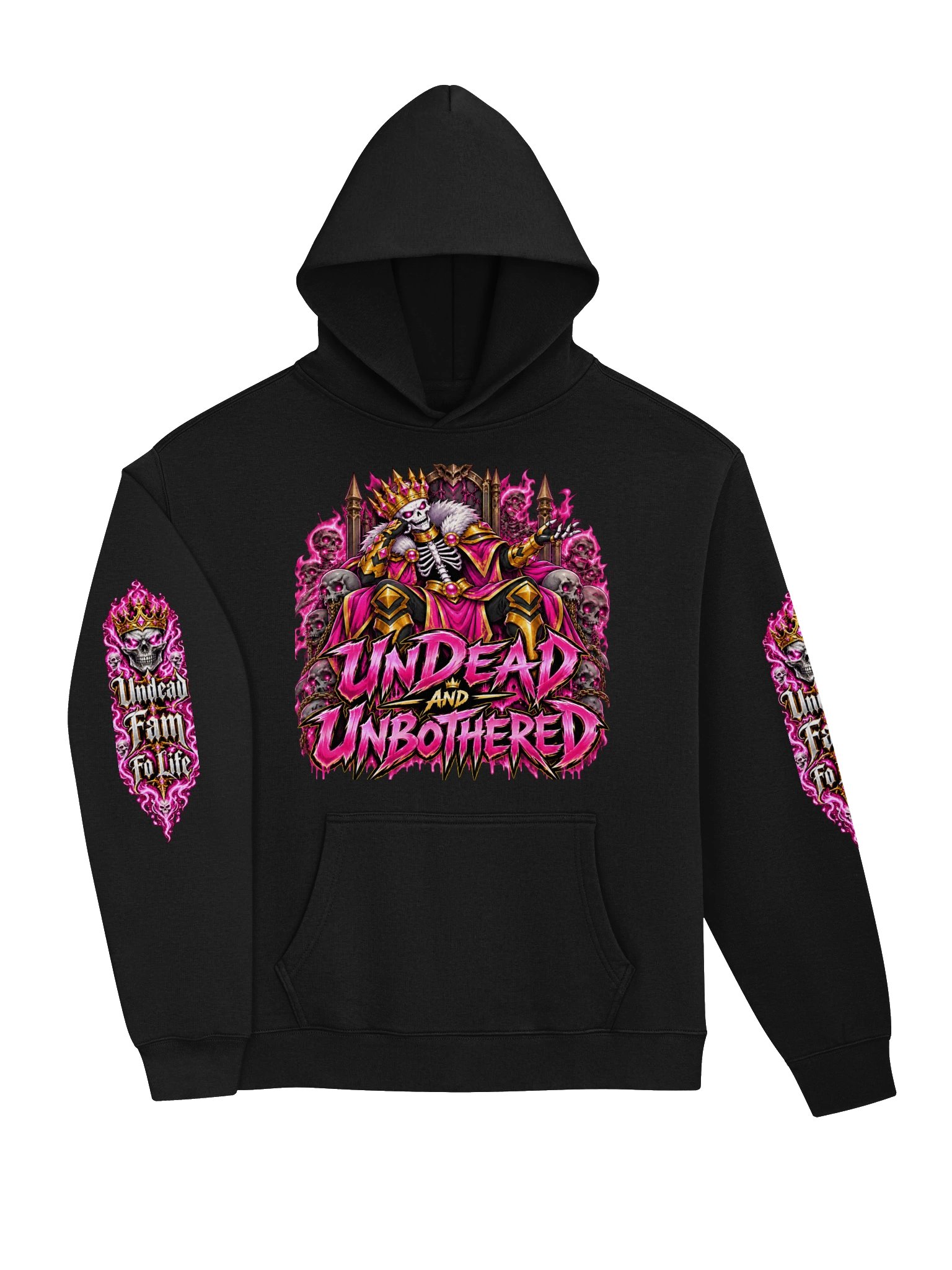 Undead and Unbothered Hoodie (Pink) product image (3)