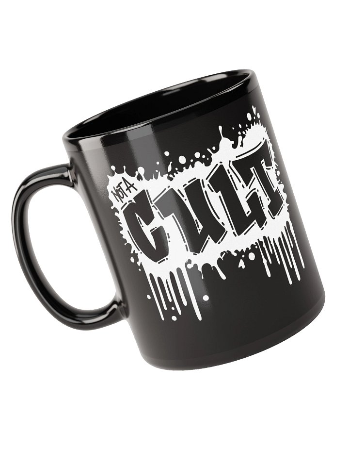 Black Mug With White Cult Logo product image (1)