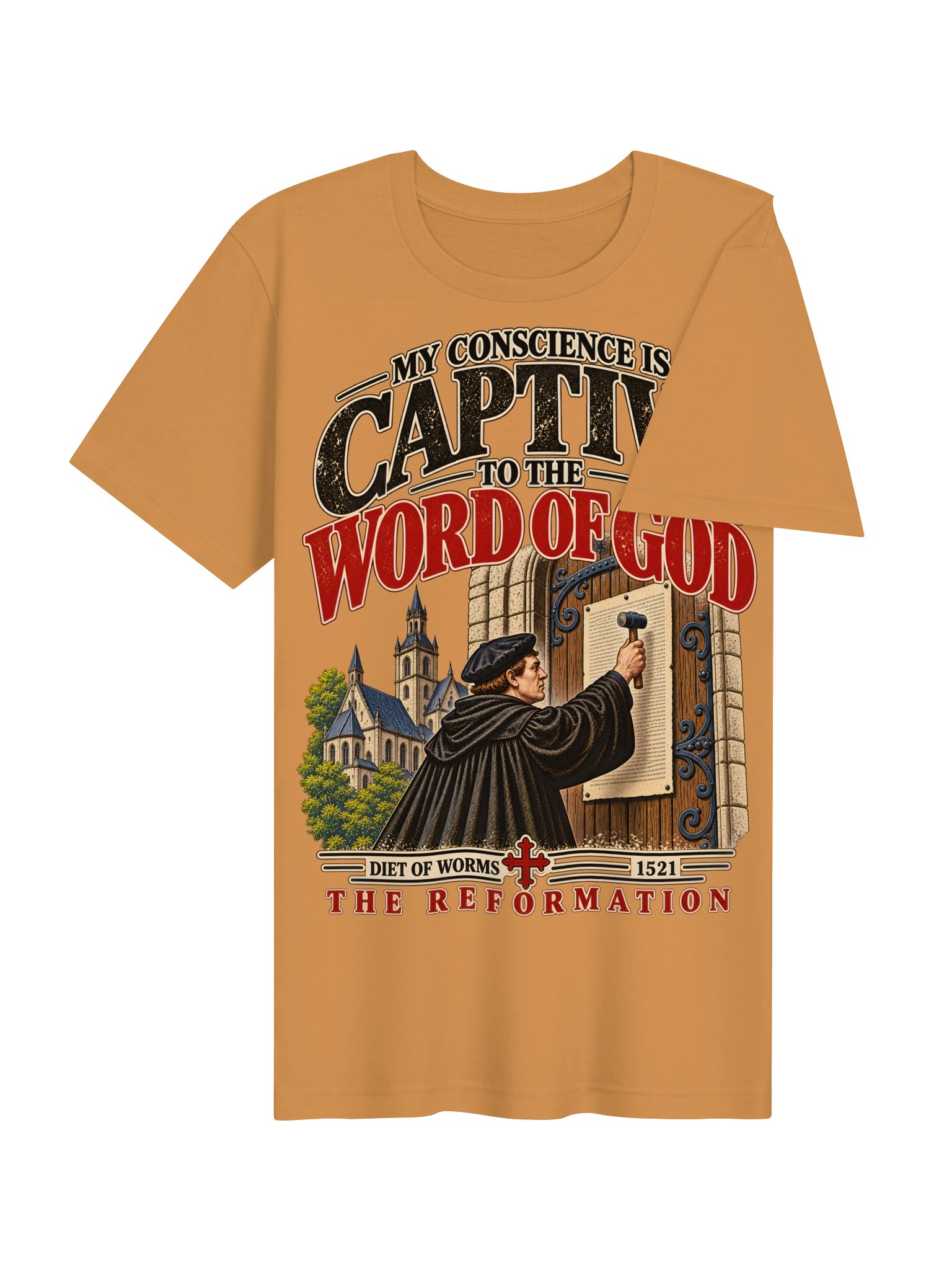 Here I Stand — Captive to the Word | Reformation T-Shirt product image (28)