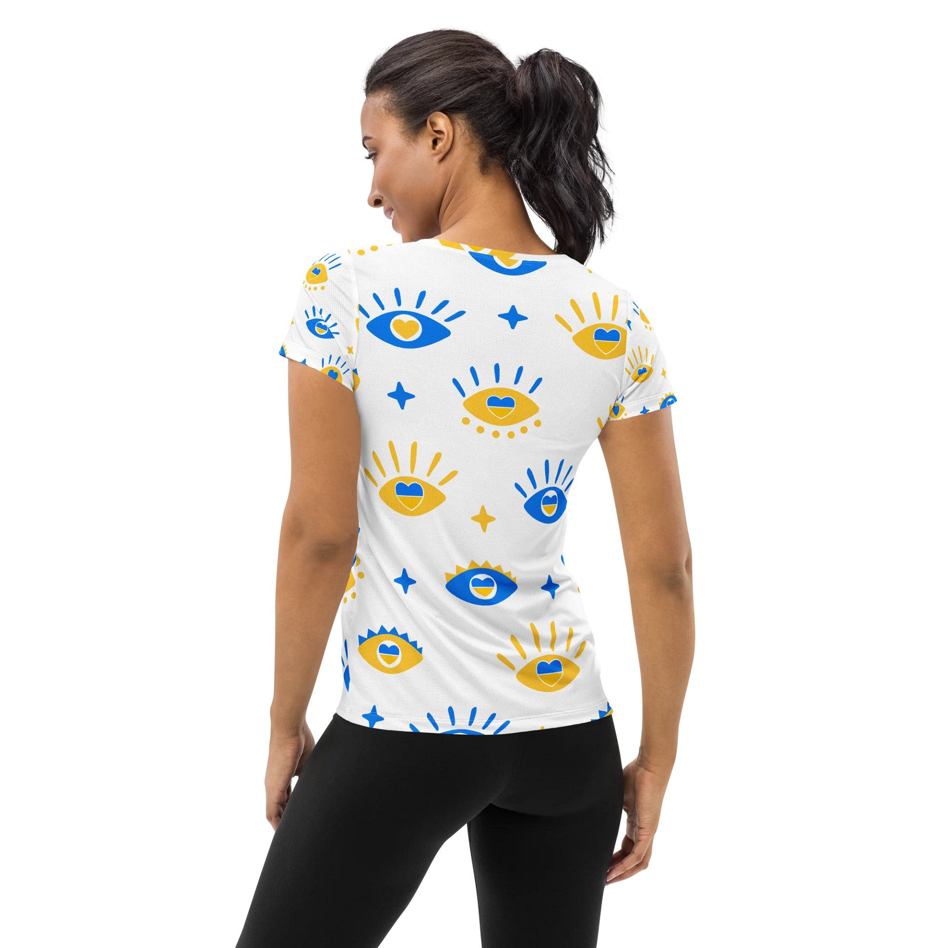 Heartfelt Gaze All-Over Athletic T-Shirt product image (2)