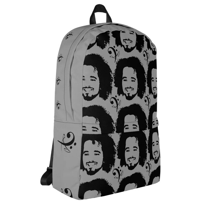 Joe Louis Face & Logo Backpack 01 (Grey) product image (2)