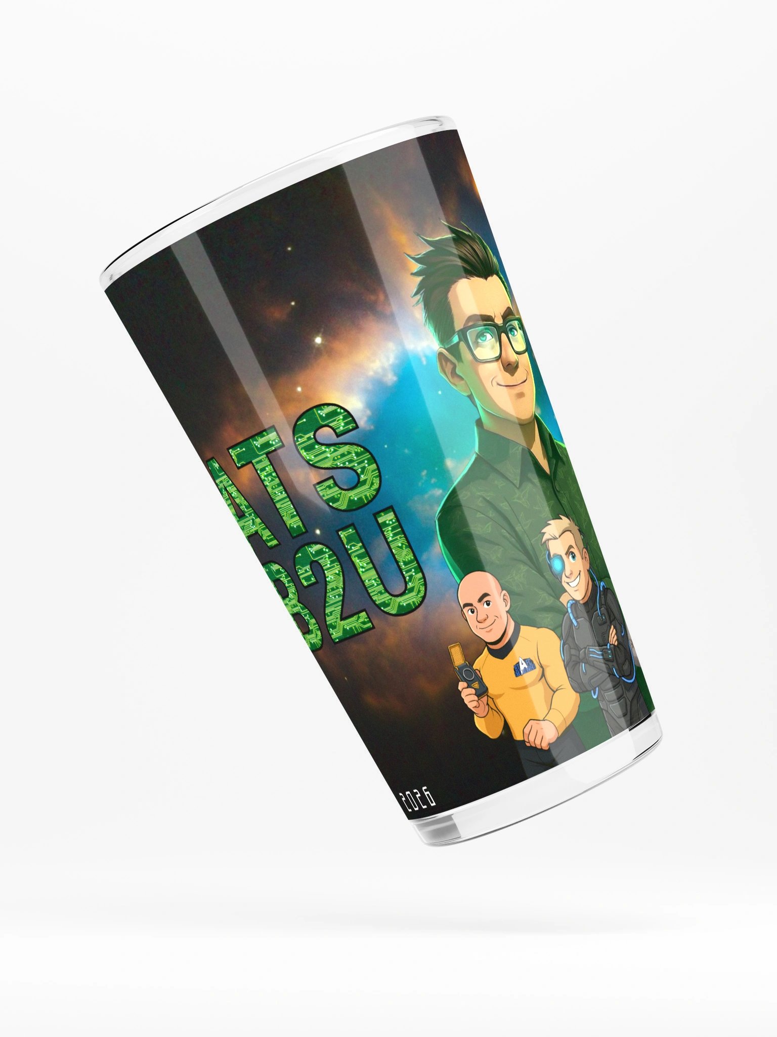 The Collective Must Grow – Twitchaversary Pint Glass product image (4)