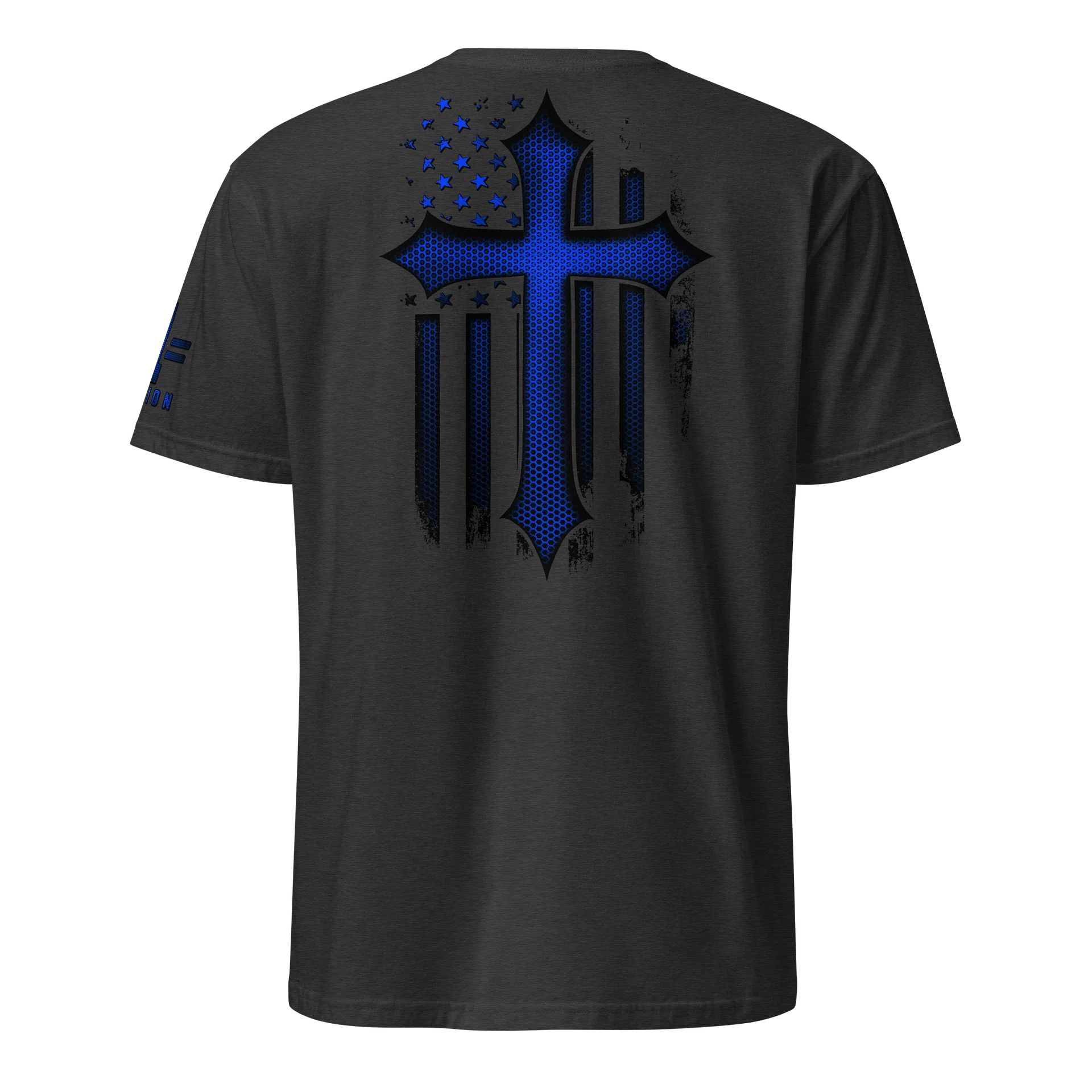 Christian Cross Blue Carbon Onyx product image (1)