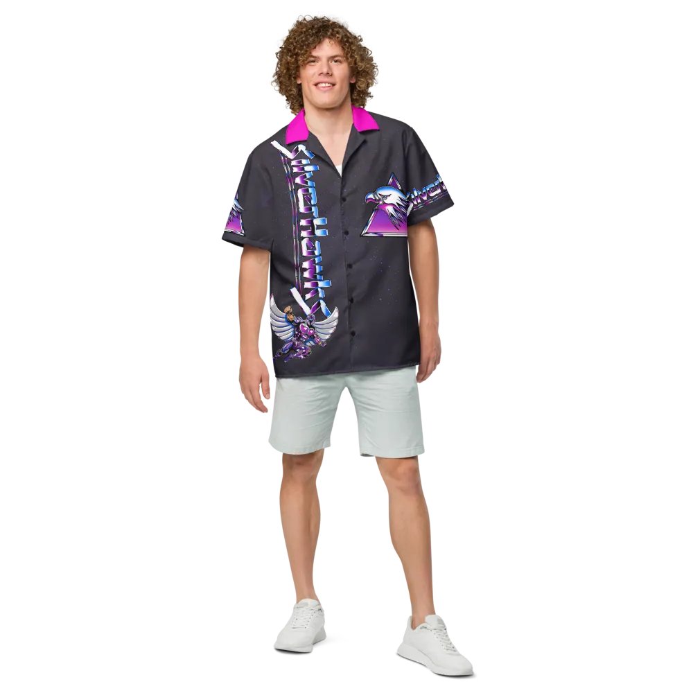 SilverHawks Retro Tribute Hawaiian Button up product image (4)