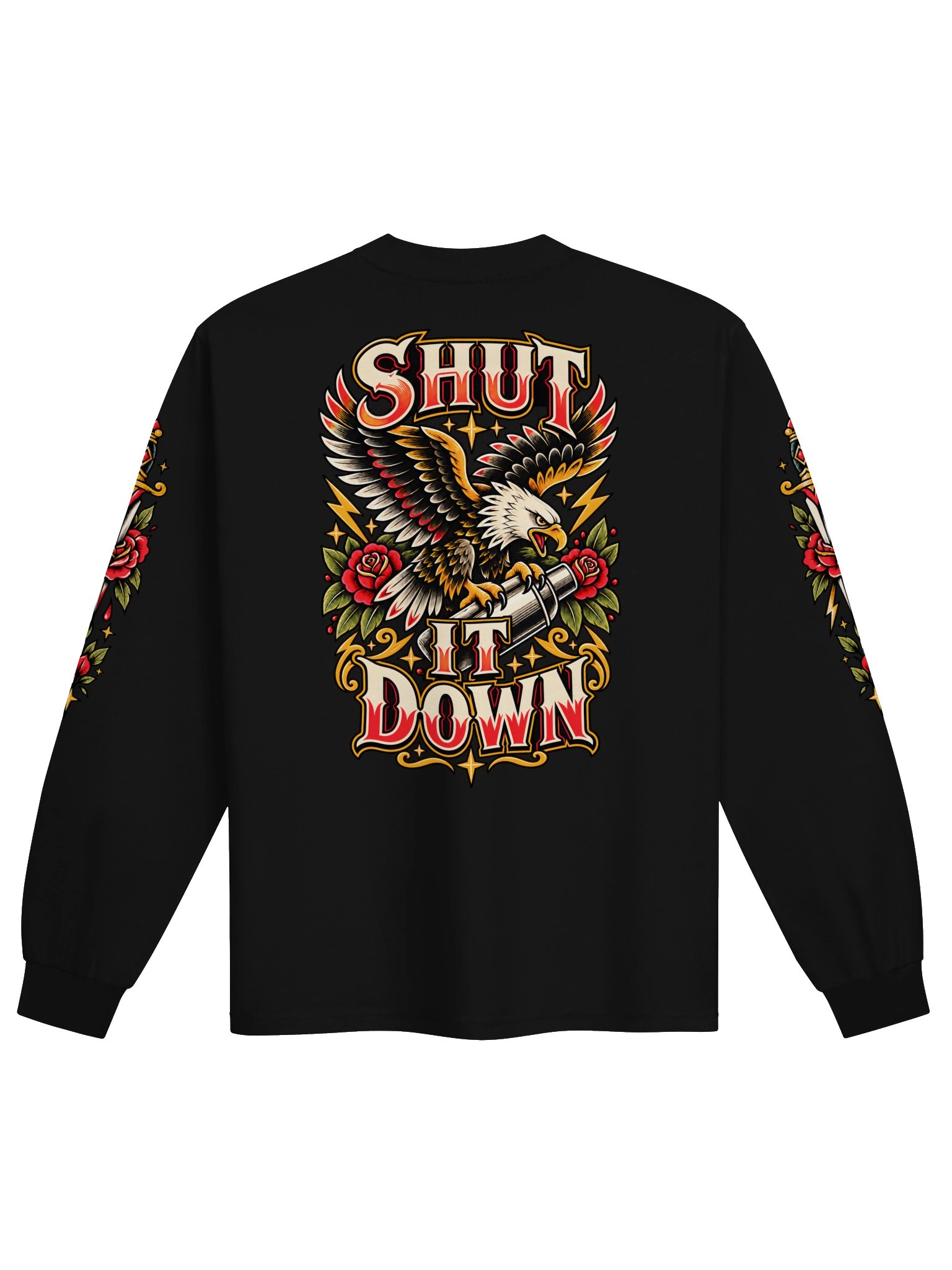 TAFFER Tatted Roses Long Sleeve Tee product image (2)