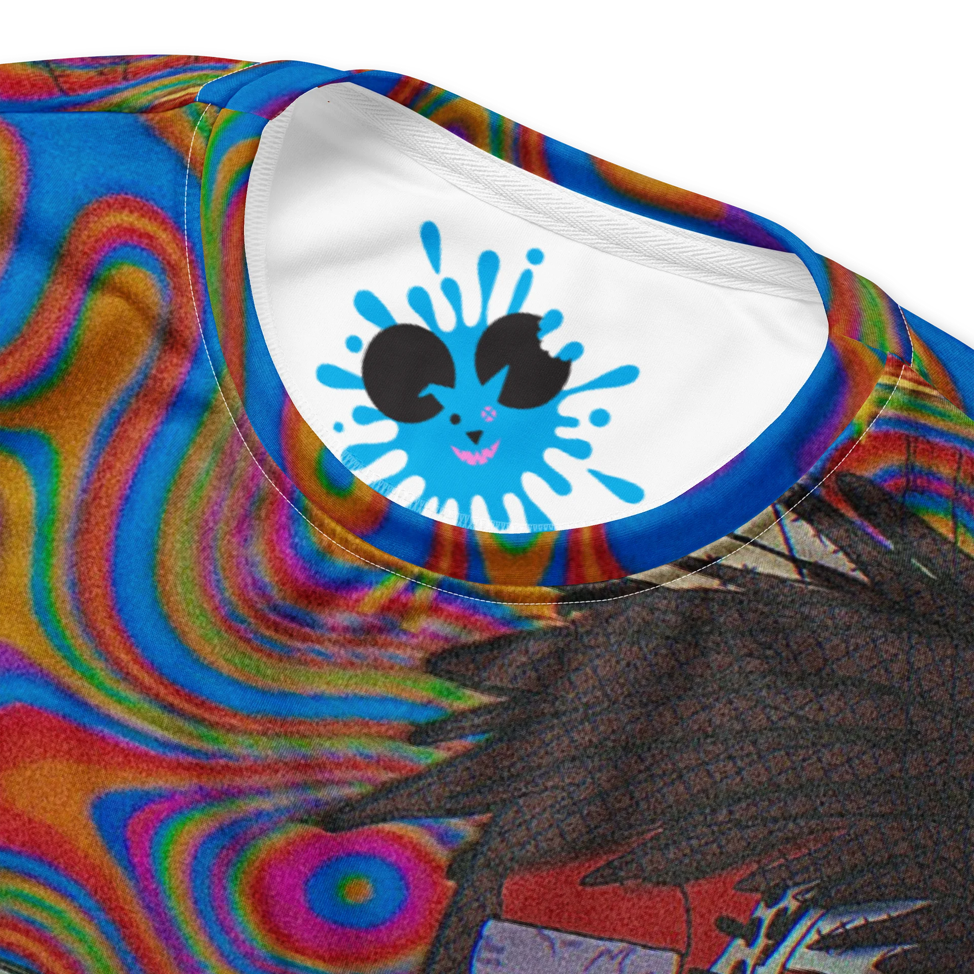 MaceoRX All-Over Print Recycled Unisex Sweatshirt | Houndmouse Art product image (4)