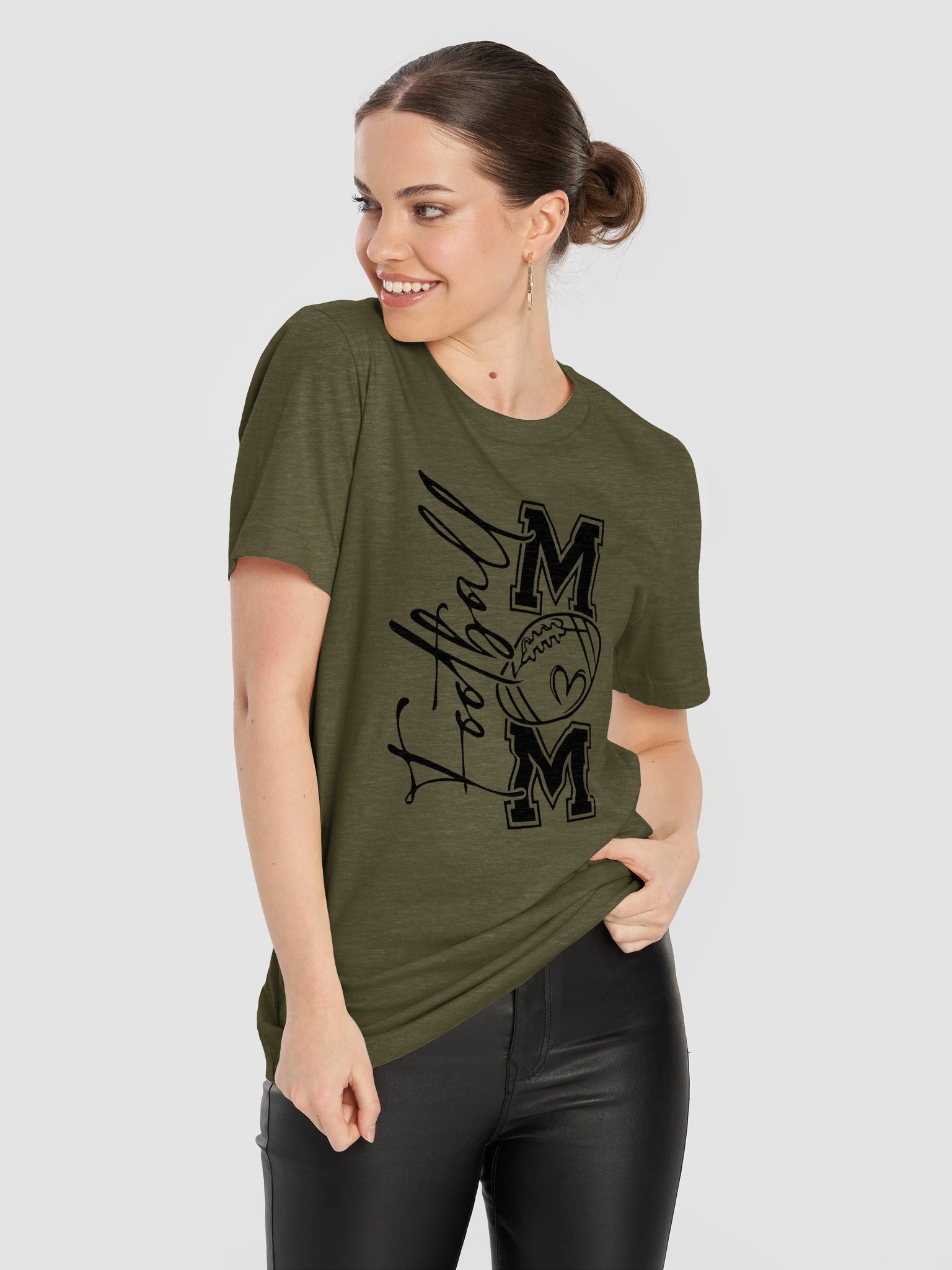 Football Mom T-Shirt | Game Day Football Mama Tee 🏈🤍 product image (112)